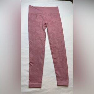 Gymshark Camouflage Pink Tights